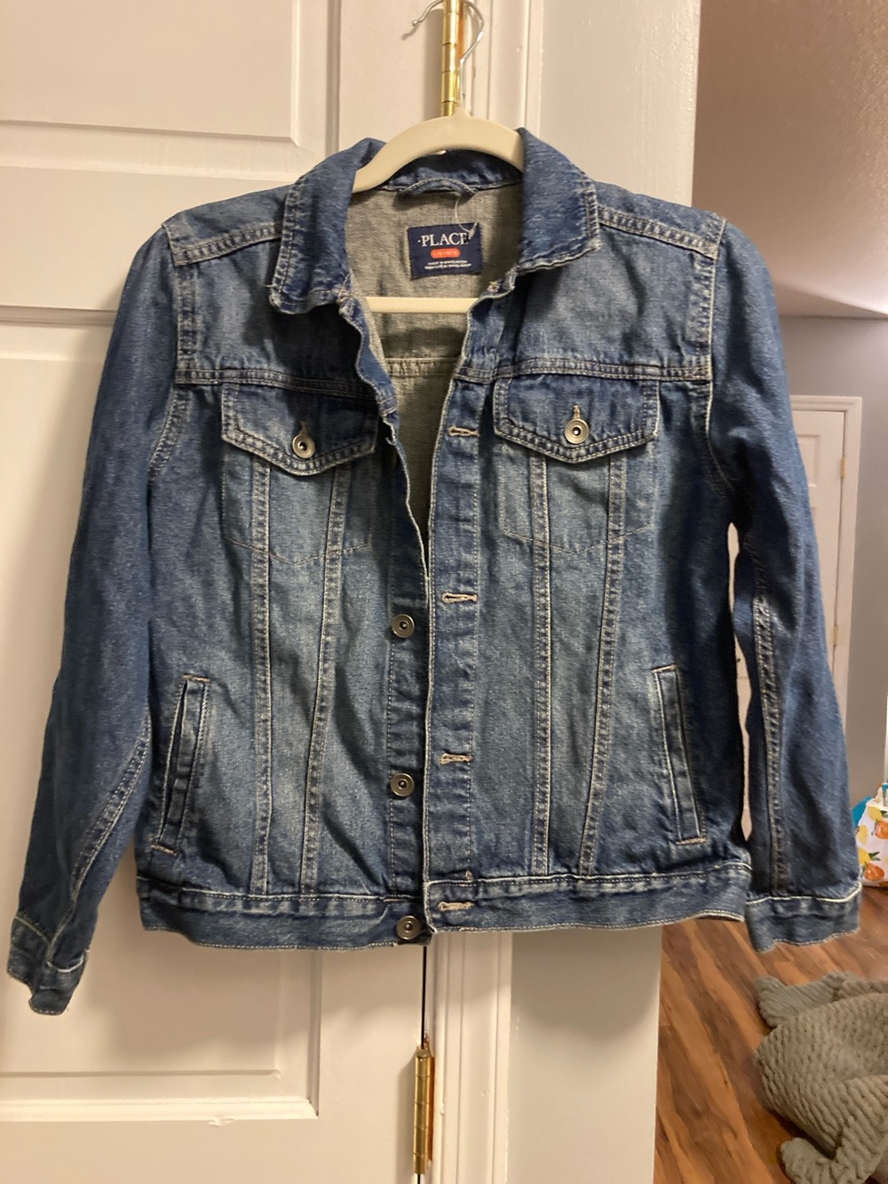 The Children's Place Denim Jacket Size Lg 10/12